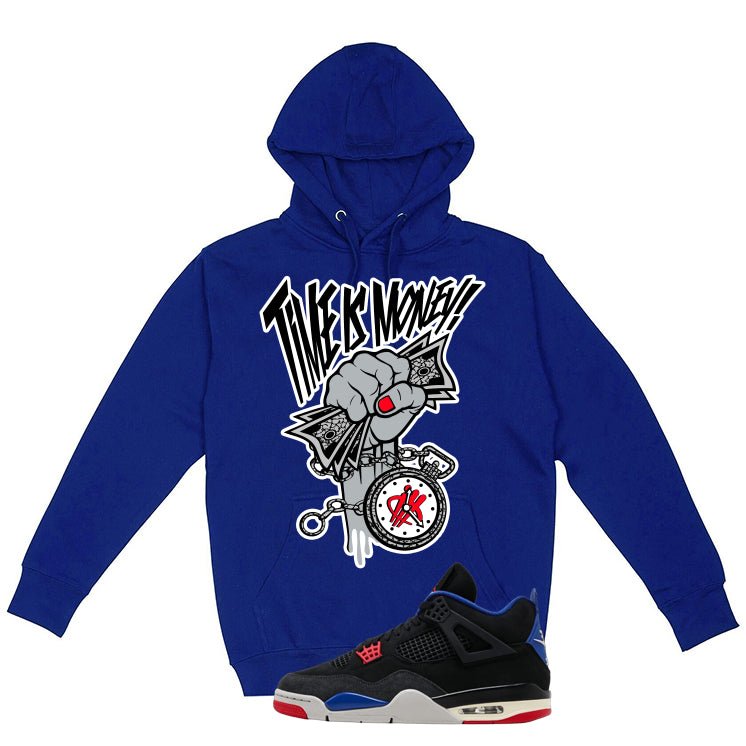 Air Jordan 4 Rare Royal Blue T-Shirt (Time Is Money) product image 3