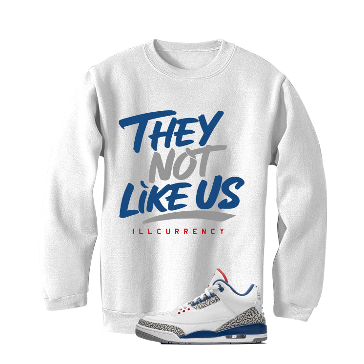 Air Jordan 3 True Blue Matching T-Shirt White (They not product image 4