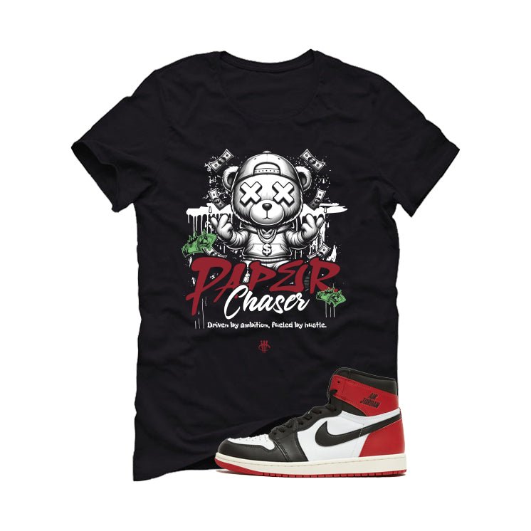 Air Jordan 1 High OG Black Toe Reimagined T-Shirt (Paper product image 2