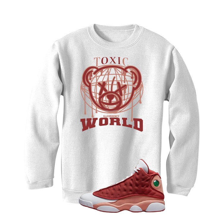 Air Jordan 13 Dune Red White T-Shirt (Toxic World) product image 4