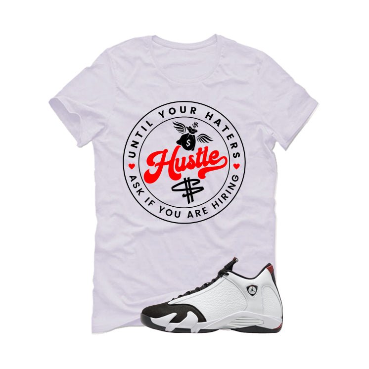 Air Jordan 14 Black Toe White T-Shirt (Haters Catch Up) product image 2