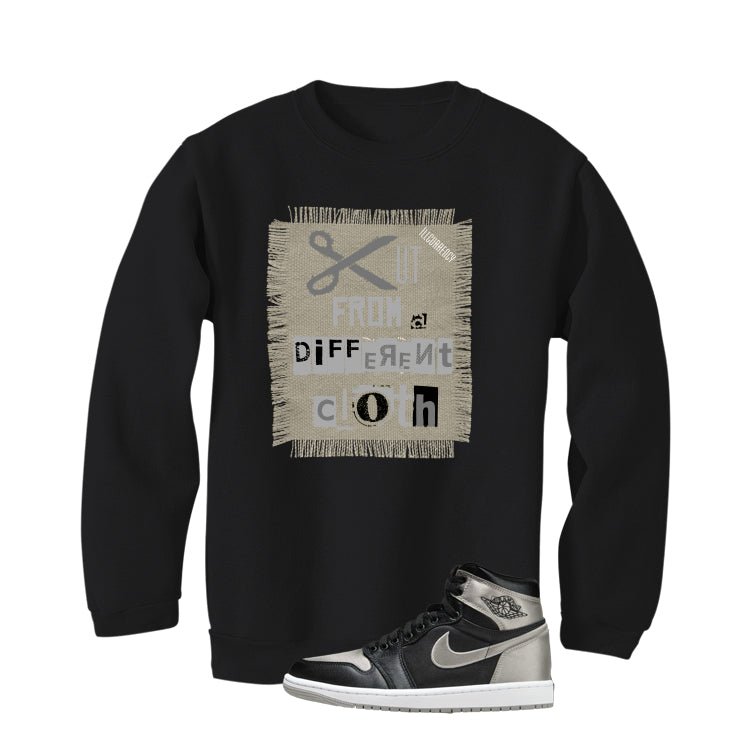 Air Jordan 1 High OG WMNS Satin Shadow Black T-Shirt (Cut product image 4