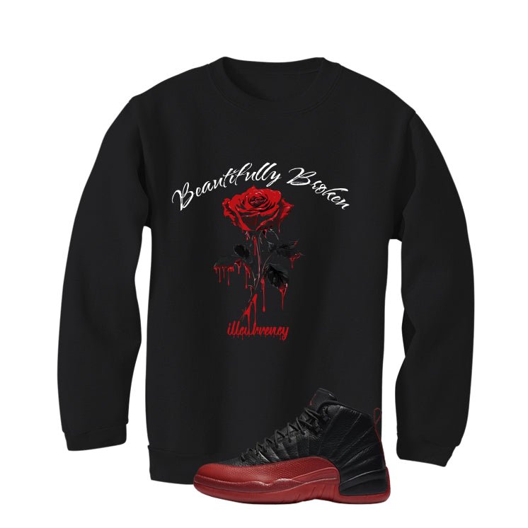 Air Jordan 12 Flu Game 2025 Black T-Shirt (Beautifully product image 4
