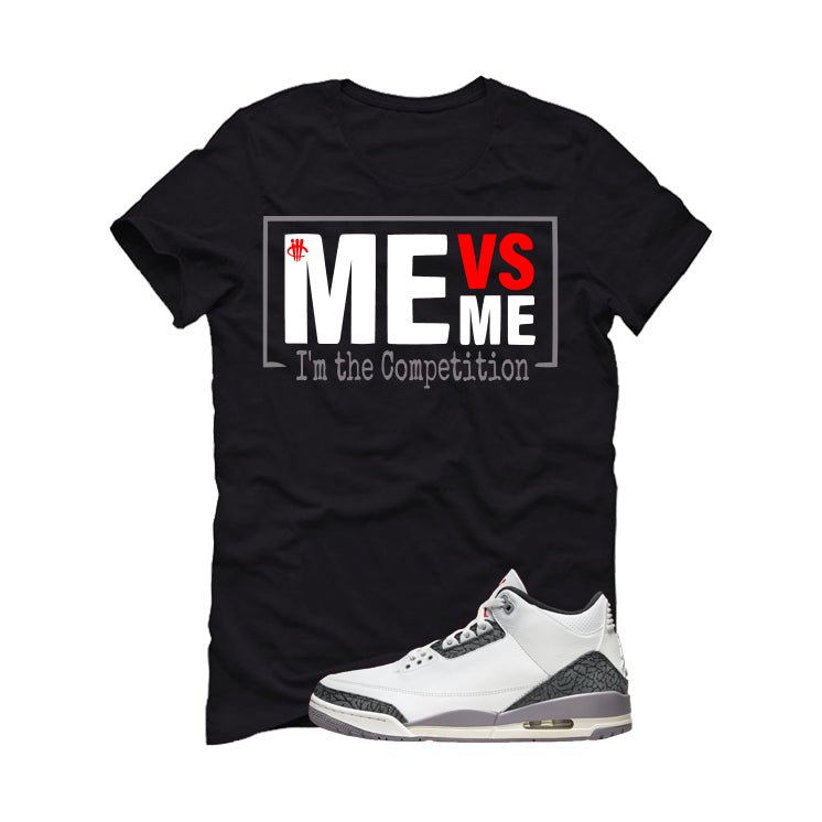 Air Jordan 3 Cement Grey Black T-Shirt (Me vs Me) product image 2