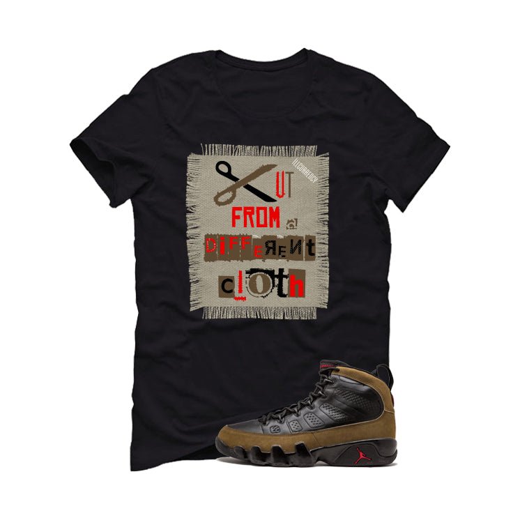 Air Jordan 9 Olive Black T-Shirt (Cut from a different product image 2