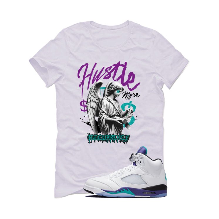 Air Jordan 5 OG Grape White T-Shirt (Hustle More) product image 2
