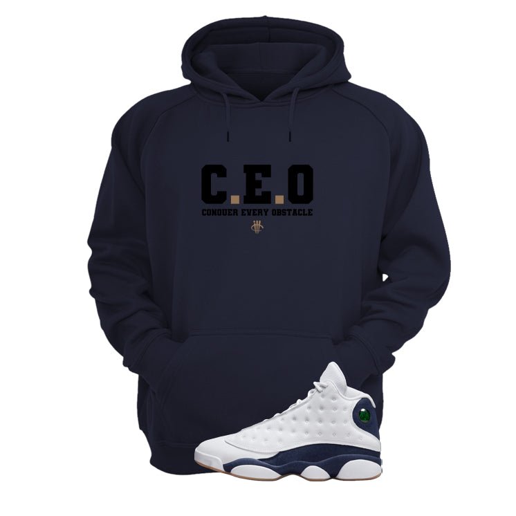 Air Jordan 13 Midnight Navy Blue T-Shirt (CEO)| illcurrency product image 3