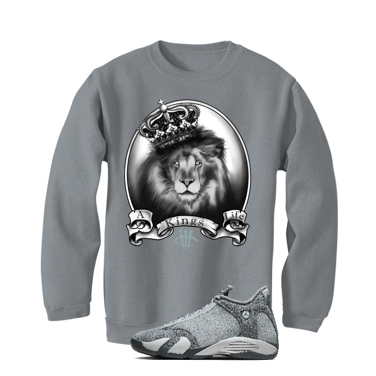 Air Jordan 14 “Flint Grey” | illcurrency T-Shirt (A Kings product image 4