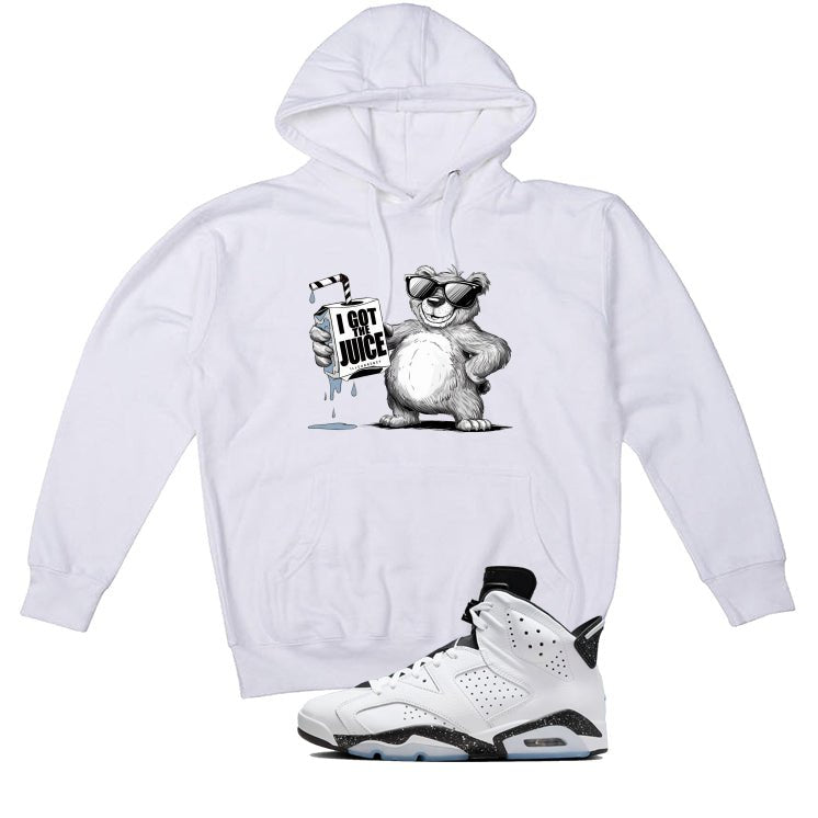 Air Jordan 6 Reverse Oreo White T-Shirt (I got the juice) product image 3