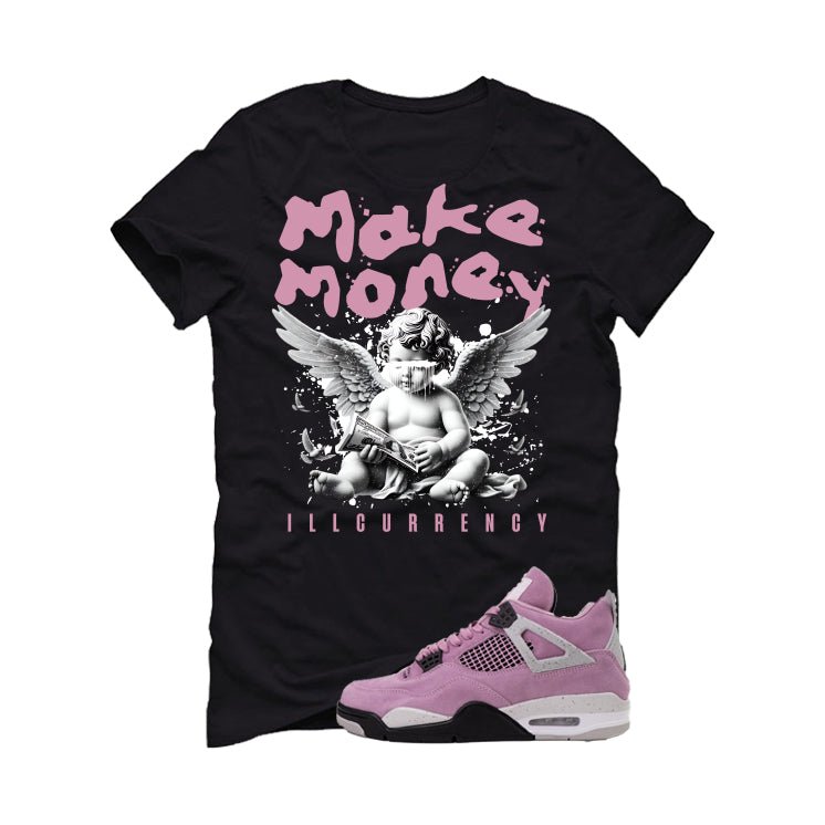 Air Jordan 4 WMNS Orchid Black T-Shirt (Make Money) product image 2