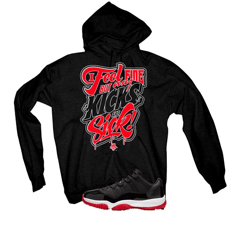 Air Jordan 11 Low Bred Black T-Shirt (Kicks Are Sick) product image 3