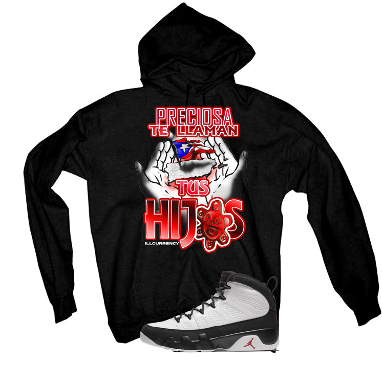 Air Jordan 9 OG Space Jam Matching T-Shirt Black product image 3