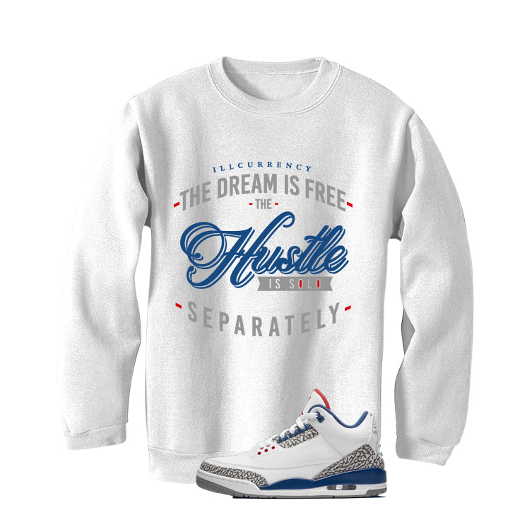 Air Jordan 3 True Blue Matching T-Shirt White (The dream is product image 4