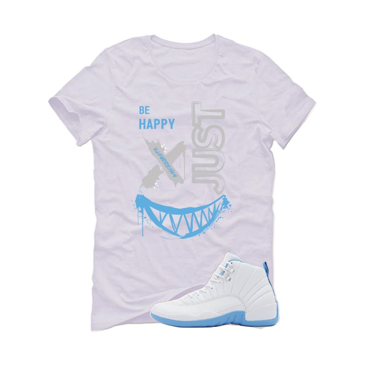 Air Jordan 12 Melo White T-Shirt (Be Happy)| illcurrency product image 2