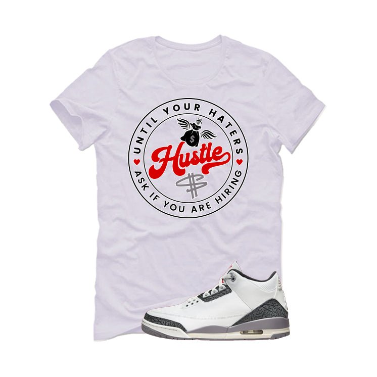 Air Jordan 3 Cement Grey White T-Shirt (Haters Catch Up) product image 2