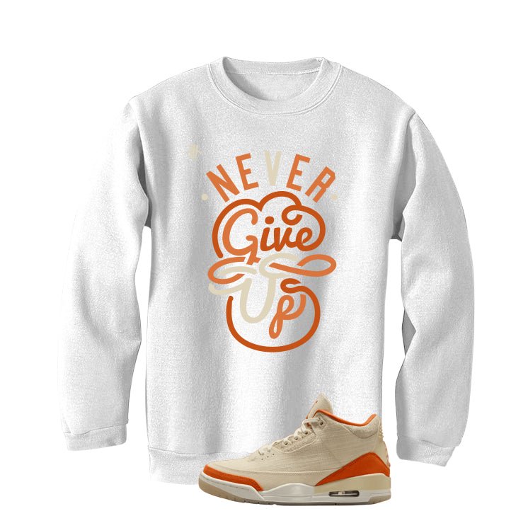 Air Jordan 3 WMNS Starfish White T-Shirt (Never Give Up) product image 4