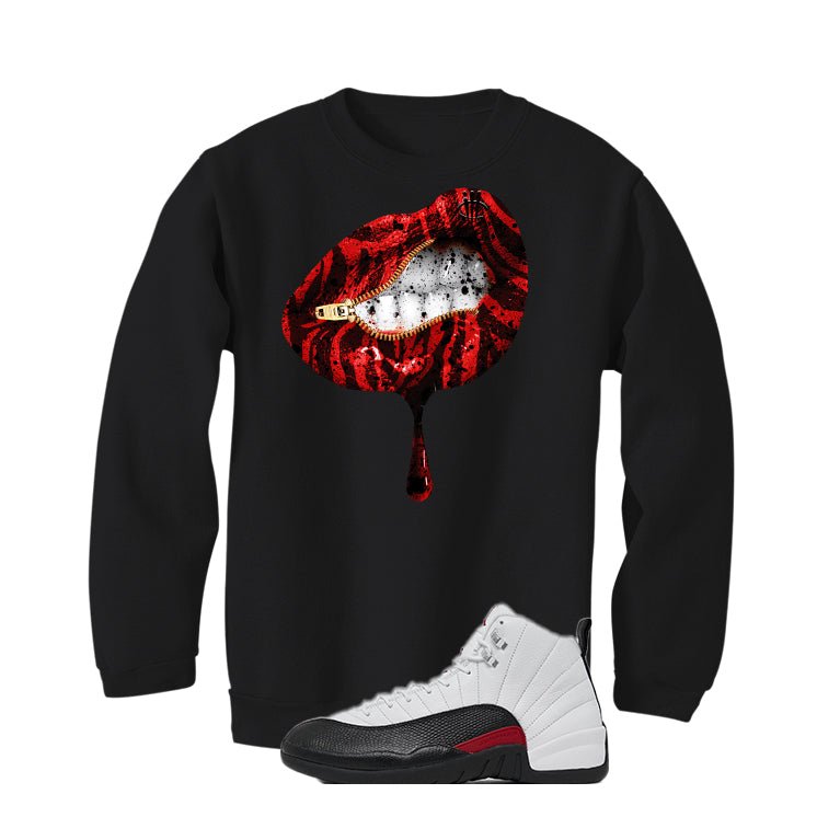 Air Jordan 12 “Red Taxi” | illcurrency Black T-Shirt (LIPS product image 4