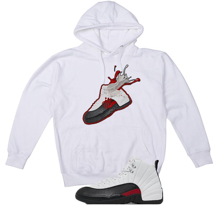 Air Jordan 12 “Red Taxi” | illcurrency White T-Shirt product image 3