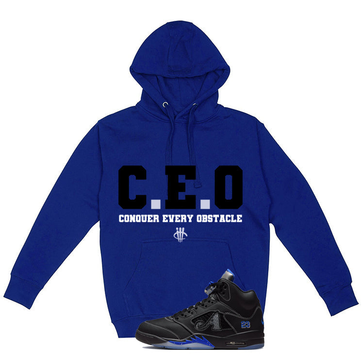 Awake NY x Air Jordan 5 Racer Blue Royal T-Shirt (Ceo) product image 3