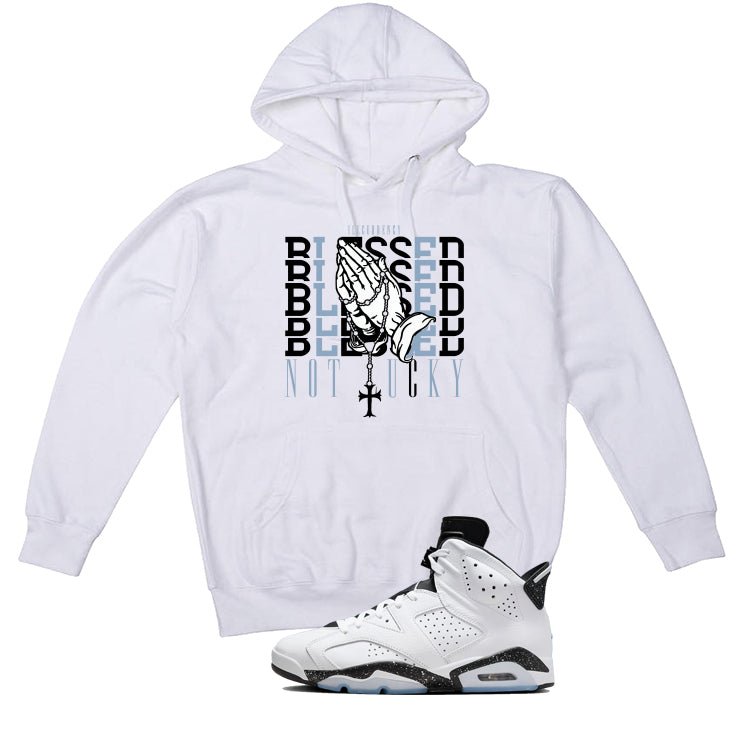 Air Jordan 6 Reverse Oreo White T-Shirt (Blessed not product image 3