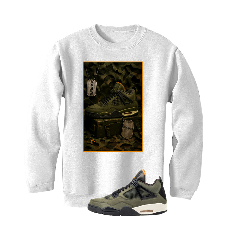 Undefeated x Air Jordan 4 White T-Shirt (Represent) product image 4
