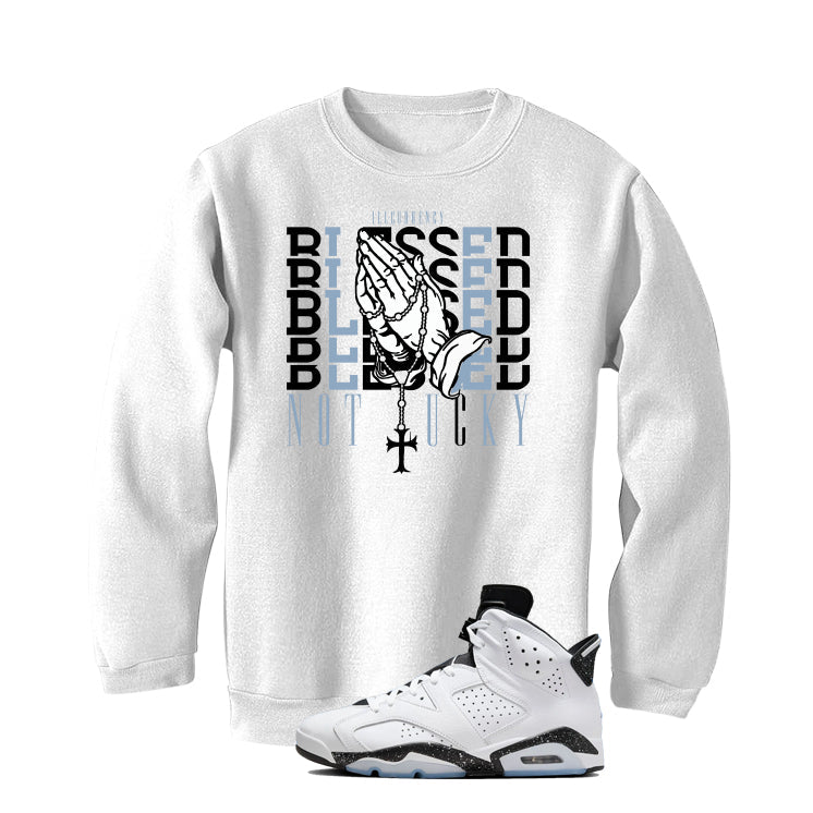 Air Jordan 6 Reverse Oreo White T-Shirt (Blessed not product image 4