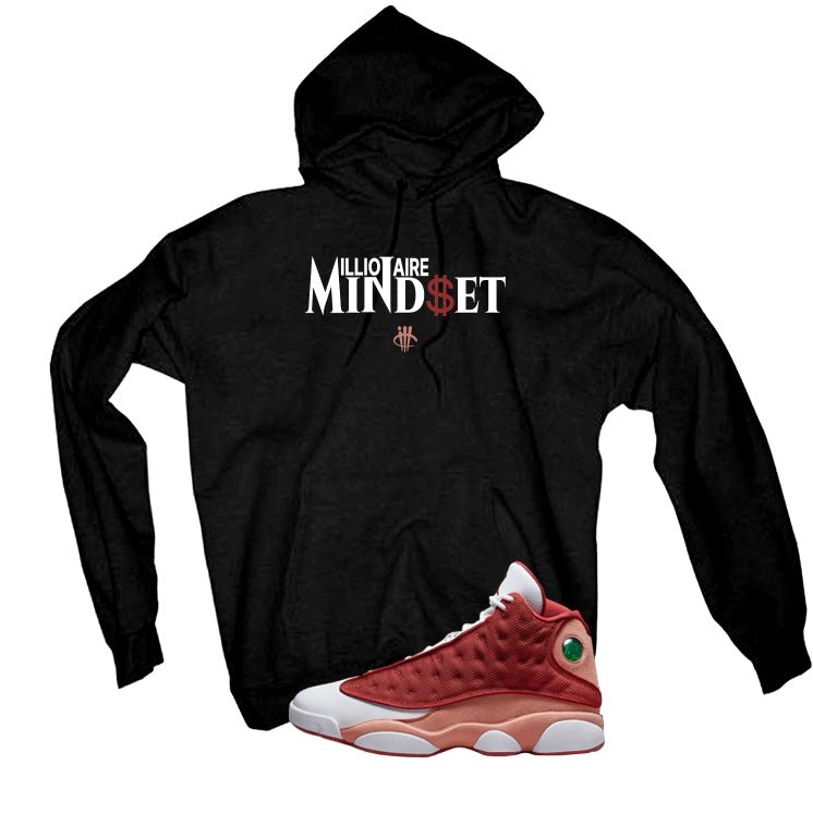 Air Jordan 13 Dune Red Black T-Shirt (Millionaire Mindset) product image 3
