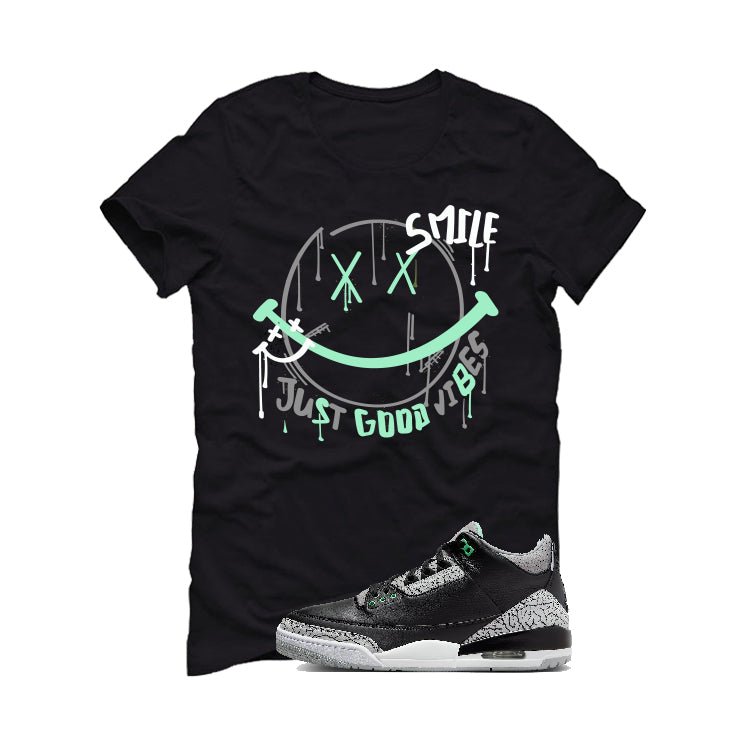 Air Jordan 3 “Green Glow” | illcurrency Black T-Shirt product image 2