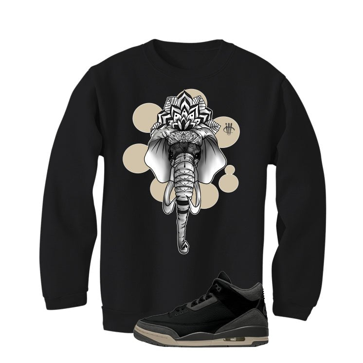A Ma Maniere x Air Jordan 3 Black T-Shirt (Elephant) product image 4