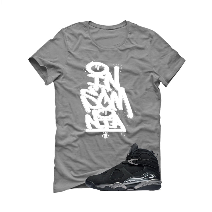 Air Jordan 8 Chrome Matching T-Shirt Grey (Insomnia) product image 2