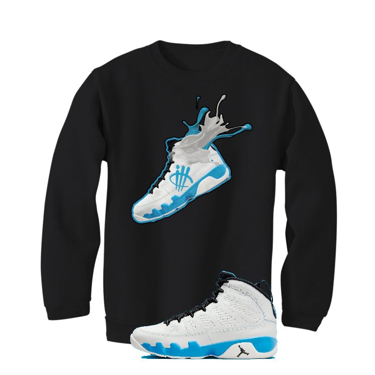 Air Jordan 9 “Powder Blue” | illcurrency Black T-Shirt product image 4