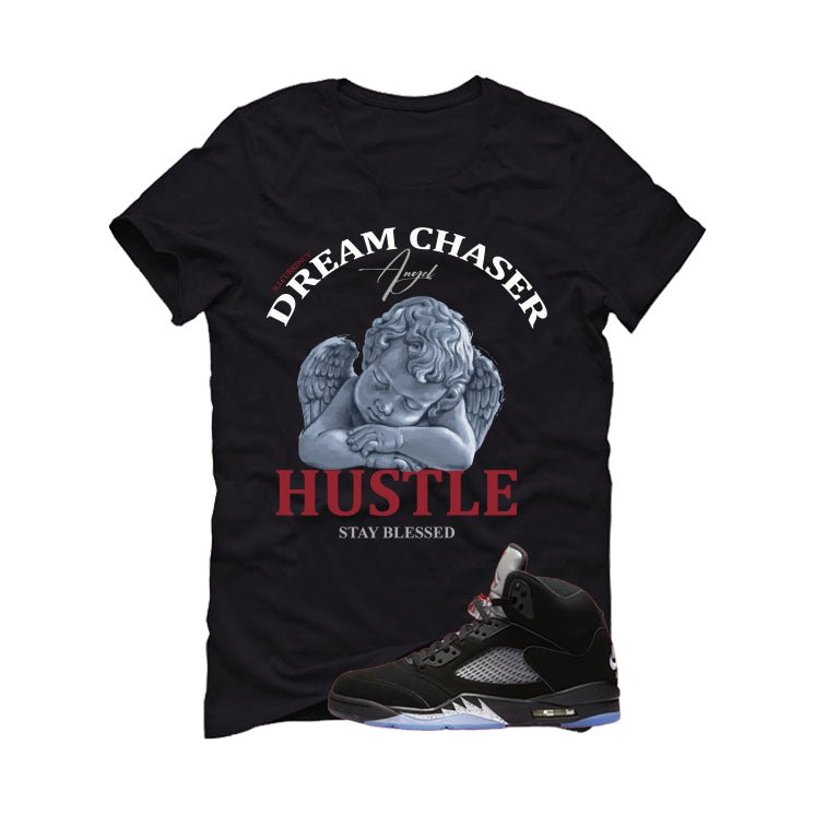 Air Jordan 5 Black Metallic Reimagined T-Shirt (Dream product image 2