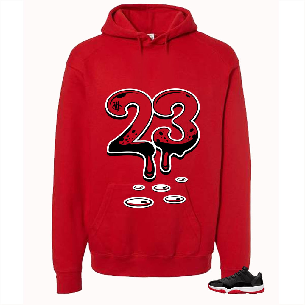Air Jordan 11 Low Bred Red T-Shirt (23)| illcurrency product image 3