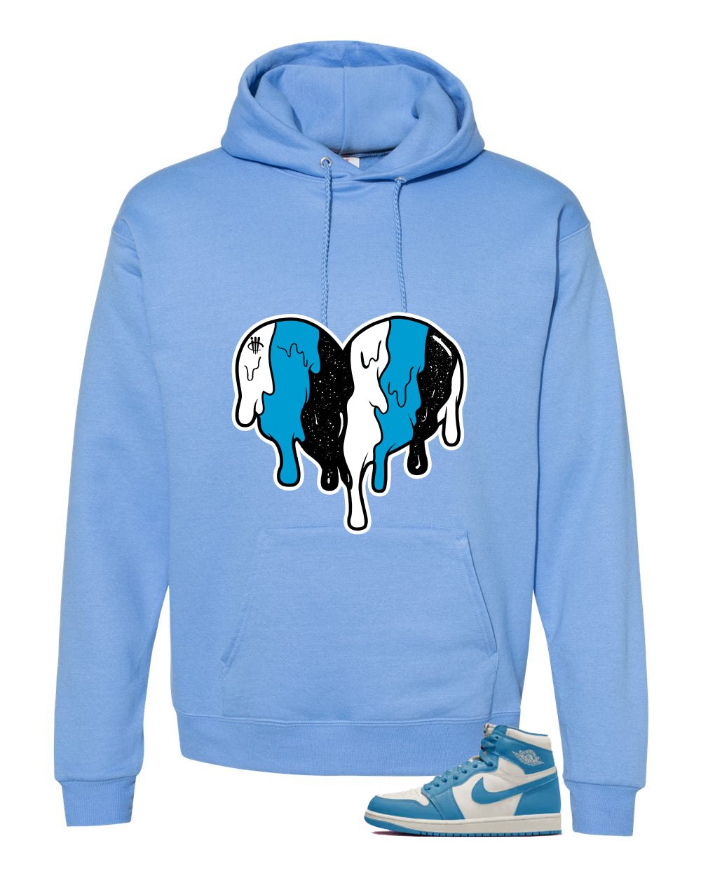 Air Jordan 1 High OG UNC Reimagined Carolina Blue T-Shirt product image 3