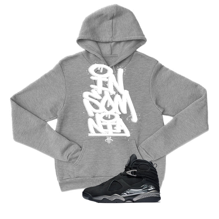 Air Jordan 8 Chrome Matching T-Shirt Grey (Insomnia) product image 3