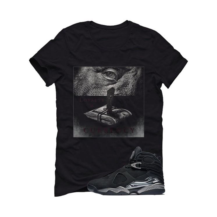 Air Jordan 8 Chrome Matching T-Shirt Black (Loyalty) product image 2