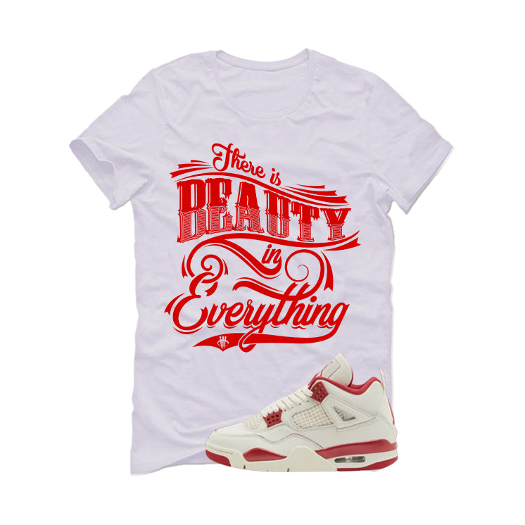 Air Jordan 4 Valentine’s Day (Sierra Red) Matching T-Shirt product image 2