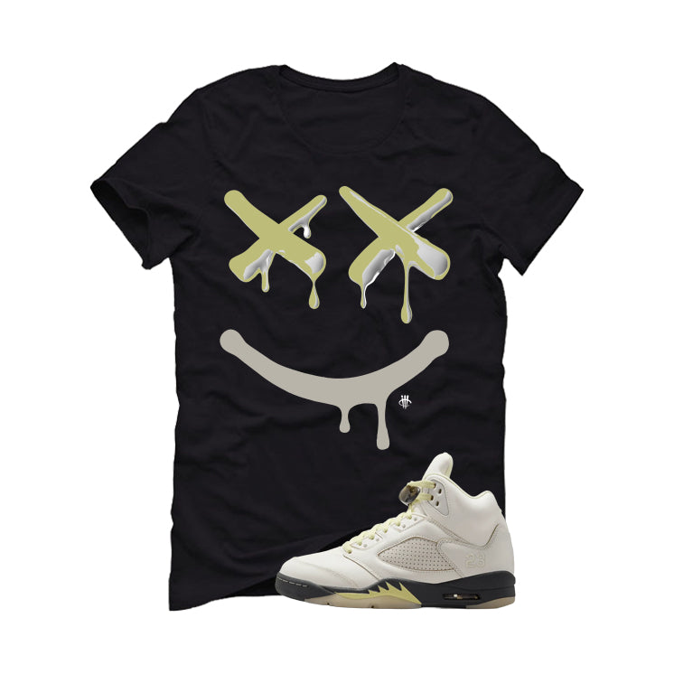 Air Jordan 5 WMNS Luminous Green Black T-Shirt (Happy product image 2