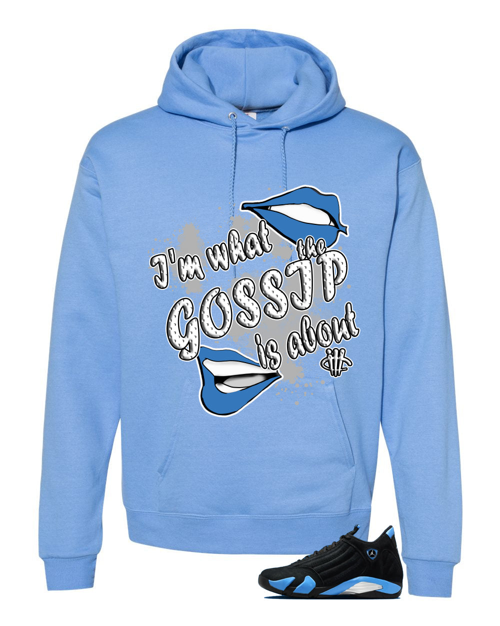 Air Jordan 14 University Blue Matching T-Shirt, Sweatshirts product image 3