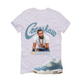 Air Jordan 4 Denim Worn Blue White T-Shirt (Crenshaw) product image 1