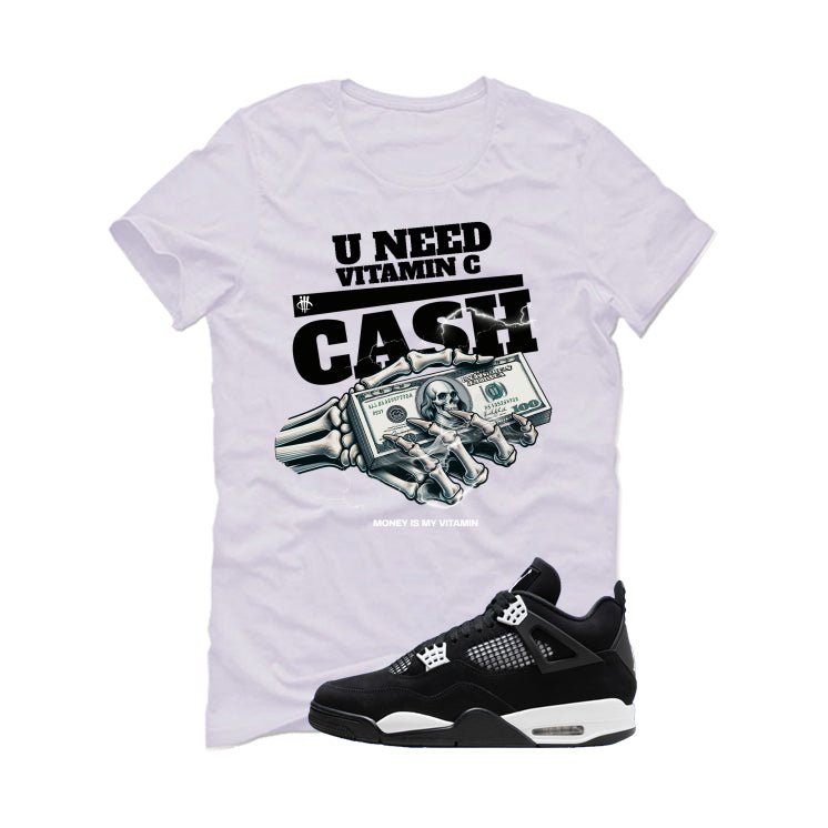 Air Jordan 4 White Thunder T-Shirt (U NEED VITAMIN C) product image 2