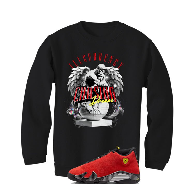 Air Jordan 14 Ferrari Black T-Shirt (Chasing Dreams) product image 4