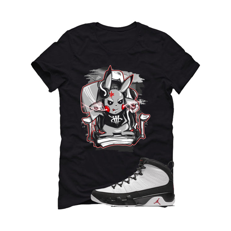 Air Jordan 9 OG Space Jam Matching T-Shirt Black (Mad product image 2
