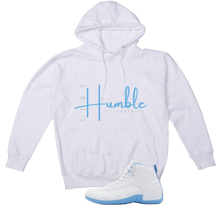 Air Jordan 12 Melo White T-Shirt (Stay Humble)| illcurrency product image 3