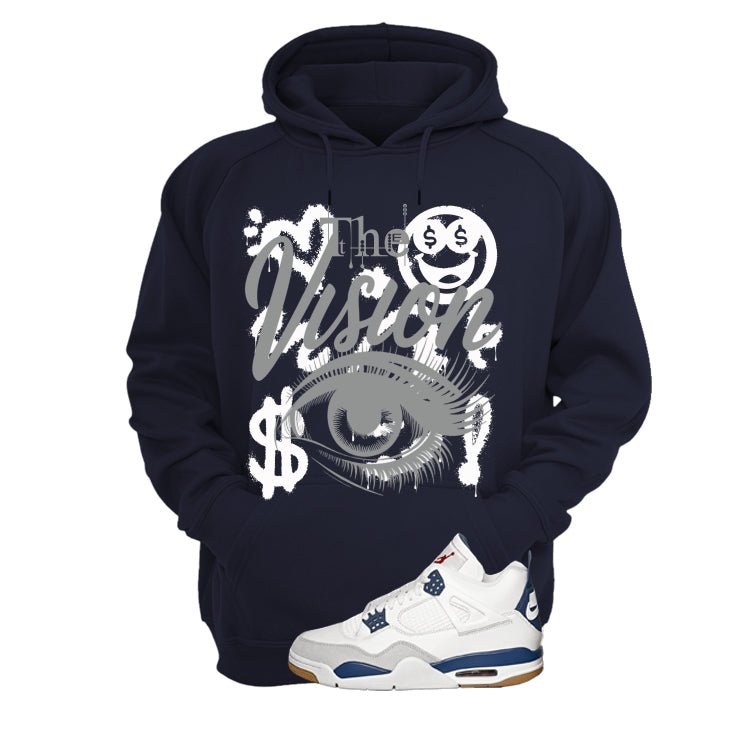 Nike SB x Air Jordan 4 Navy Blue T-Shirt (The Vision) product image 3