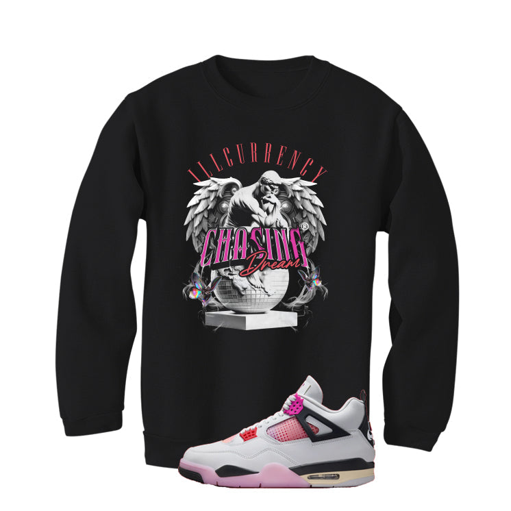 Air Jordan 4 Comic Matching T-Shirt Black (Chasing Dreams) product image 4