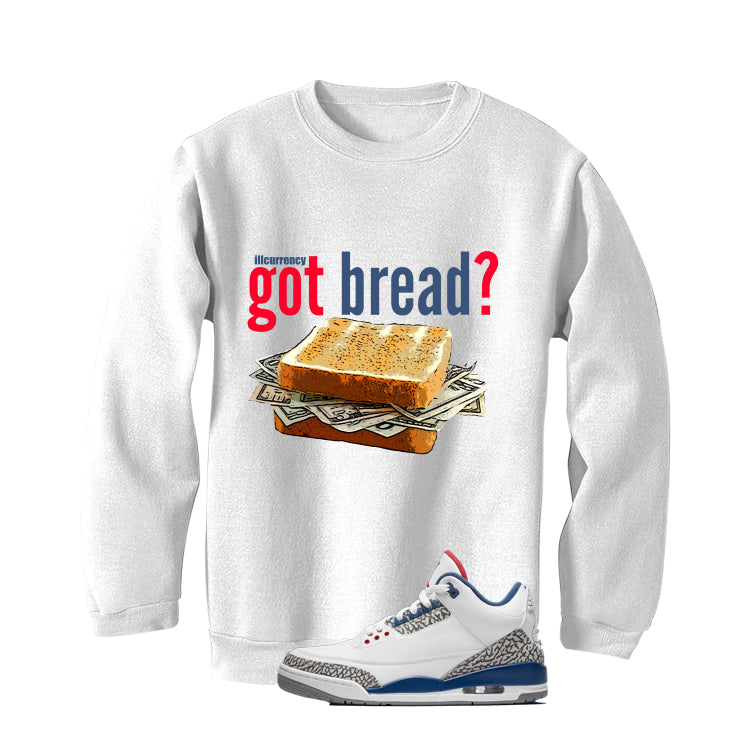 Air Jordan 3 True Blue Matching T-Shirt White (Got Bread) product image 4