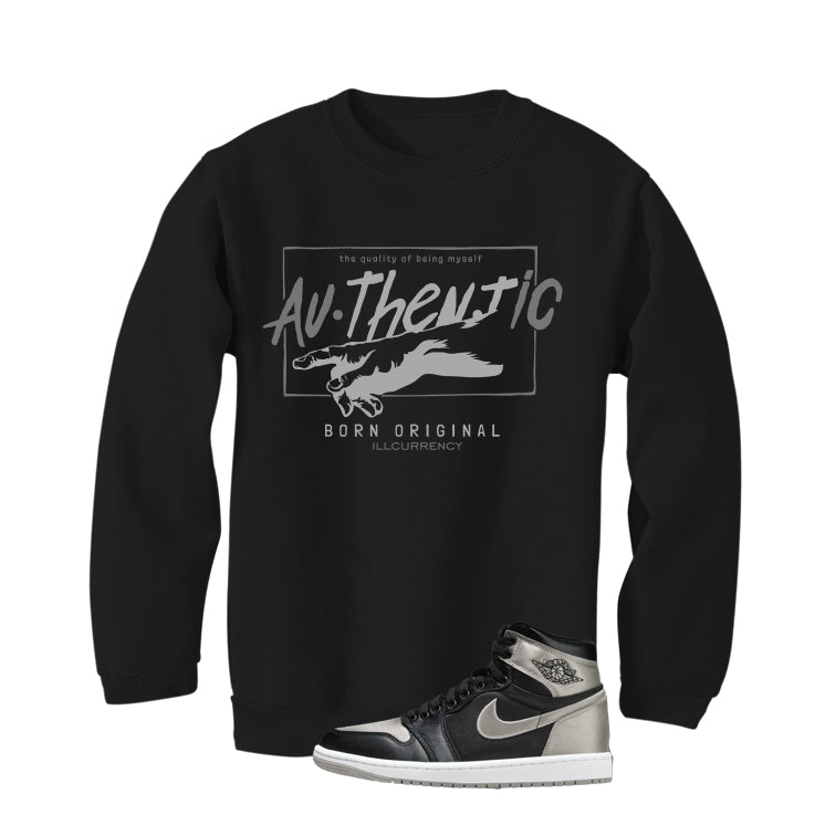 Air Jordan 1 High OG WMNS Satin Shadow Black T-Shirt product image 4