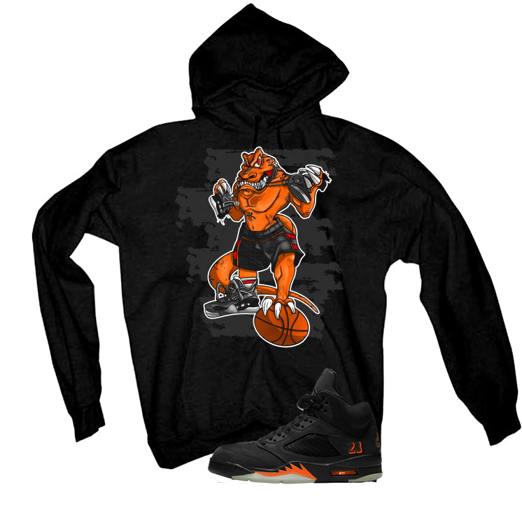 Air Jordan 5 Halloween Matching T-Shirt Insane Raptor product image 3