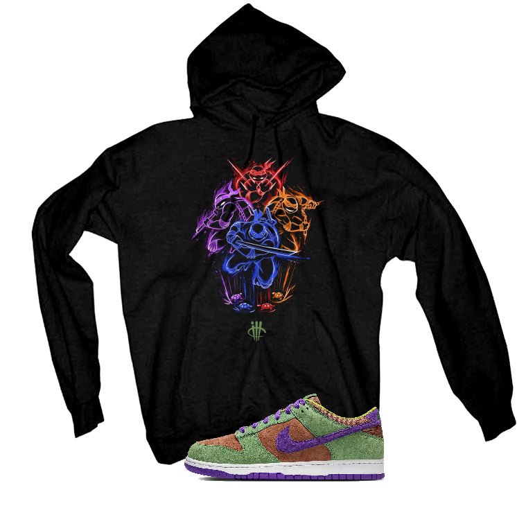 Nike Dunk Low “Veneer” | illcurrency Black T-Shirt (Turtles) product image 3